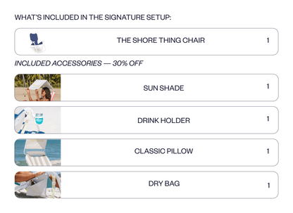 Oyster Gray Stripe Bundle 2