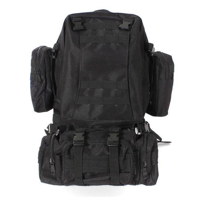 55L Outdoor Sport Wearproof Tactical Backpack hiking Rucksack mountaineering climbing Bag
