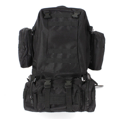 55L Outdoor Sport Wearproof Tactical Backpack hiking Rucksack mountaineering climbing Bag