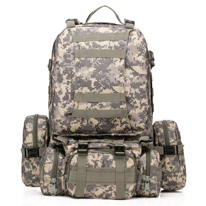 55L Outdoor Sport Wearproof Tactical Backpack hiking Rucksack mountaineering climbing Bag