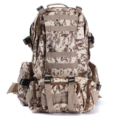 55L Outdoor Sport Wearproof Tactical Backpack hiking Rucksack mountaineering climbing Bag