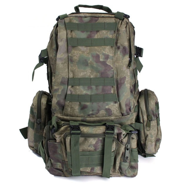 55L Outdoor Sport Wearproof Tactical Backpack hiking Rucksack mountaineering climbing Bag