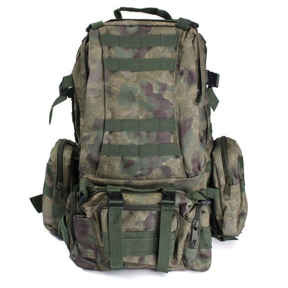 55L Outdoor Sport Wearproof Tactical Backpack hiking Rucksack mountaineering climbing Bag