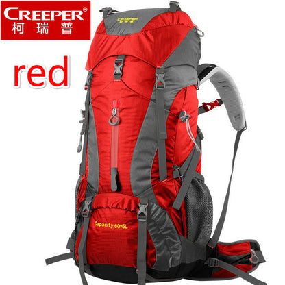 60+5L Professional Waterproof Rucksack Hiking Backpack Mountaineering Bag
