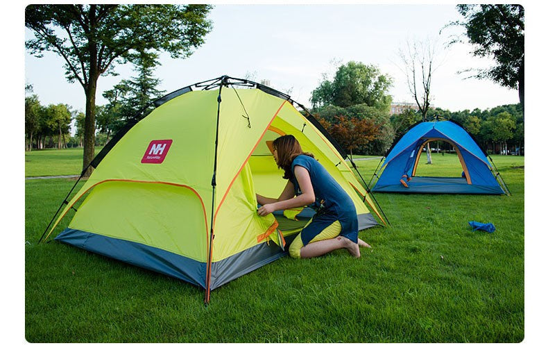 Instant Tent 3~4 person  Automatic Outdoor Tent Waterproof Windproof Hiking Teny