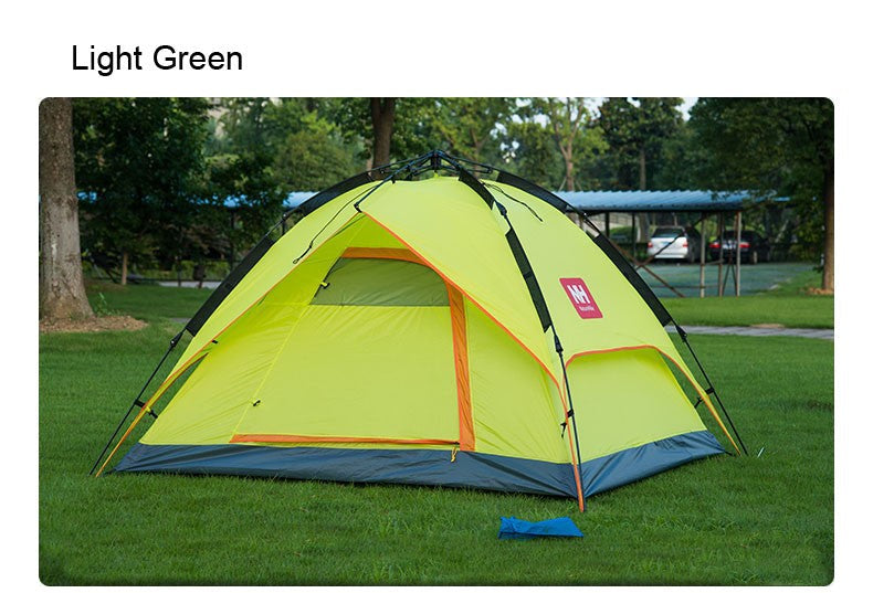 Instant Tent 3~4 person  Automatic Outdoor Tent Waterproof Windproof Hiking Teny