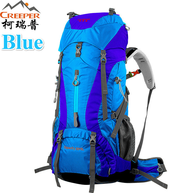 60+5L Professional Waterproof Rucksack Hiking Backpack Mountaineering Bag